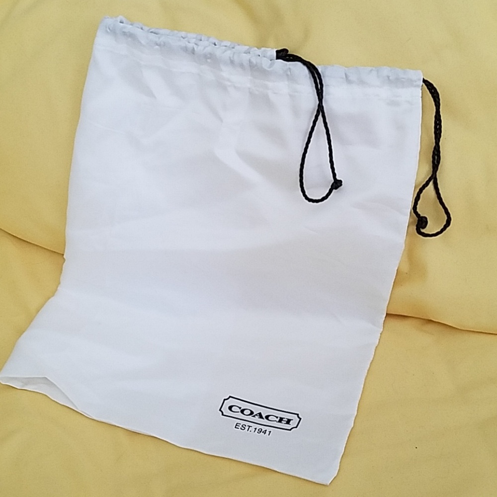Coach drawstring bag